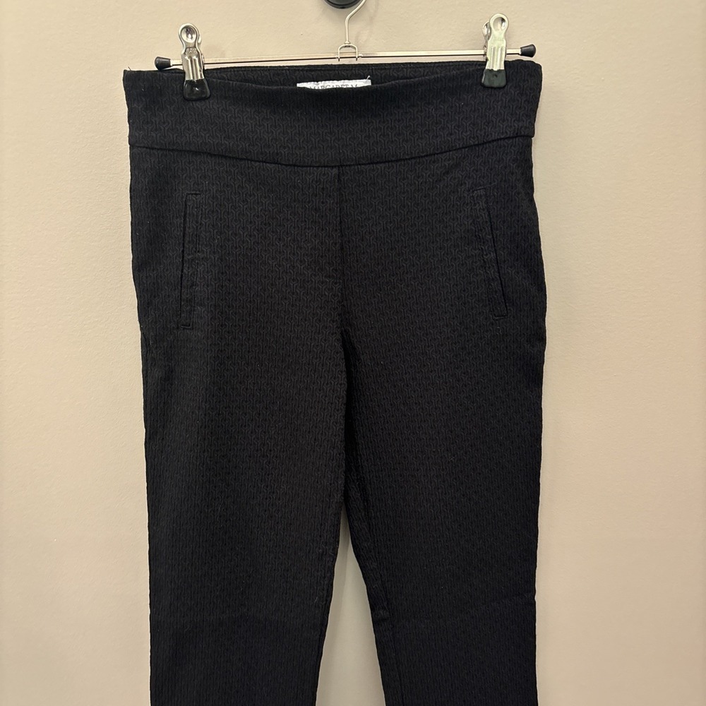 Margaret M Slimming Pants Black Pull-On Stretch Size Small Classic Tapered Leg - Picture 4 of 10
